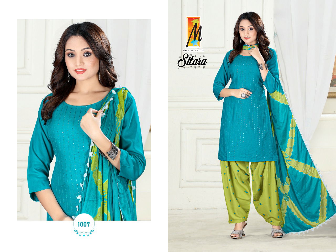 Master Sitara 1001 Regular Wear Wholesale Readymade Cotton Printed Dress
